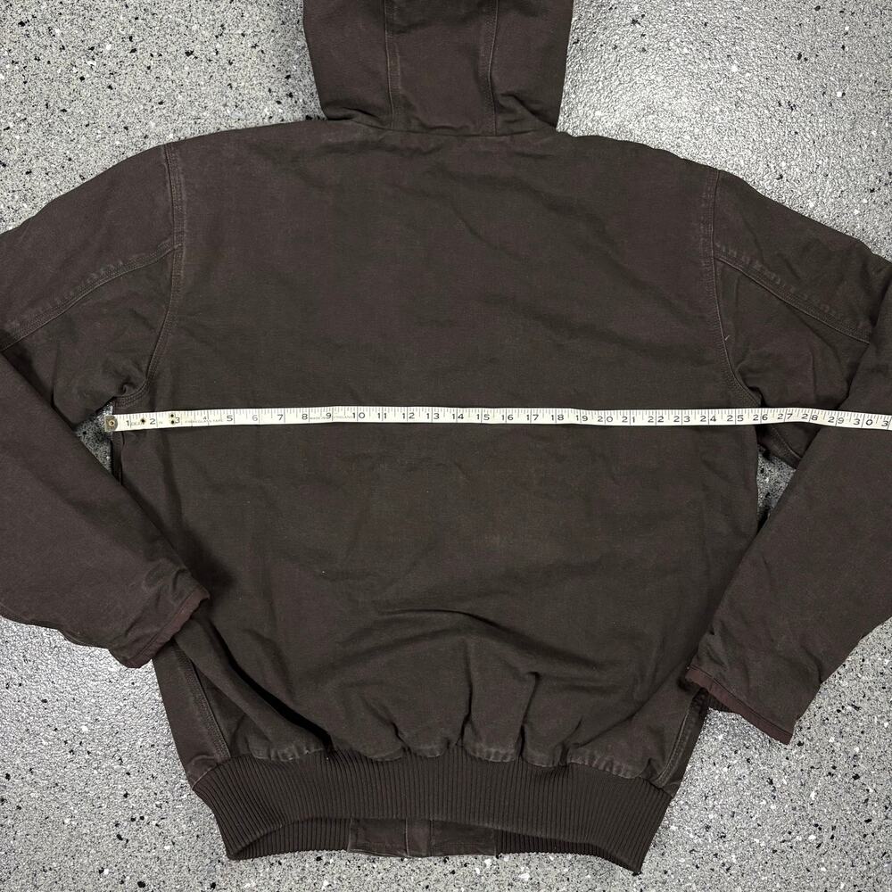 Vintage Carhartt Brown Heavy Denim Work Coat - Picture 4 of 6